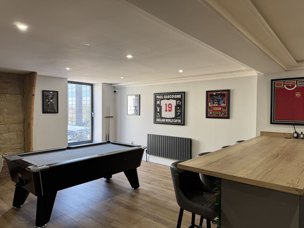 A photo of the Smart Trax office in Drill Hall, Barnsley