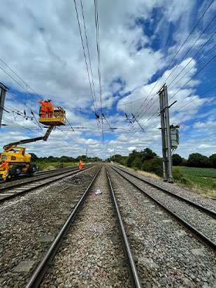 Overhead Line Electrification Service By Smarttrax Rail