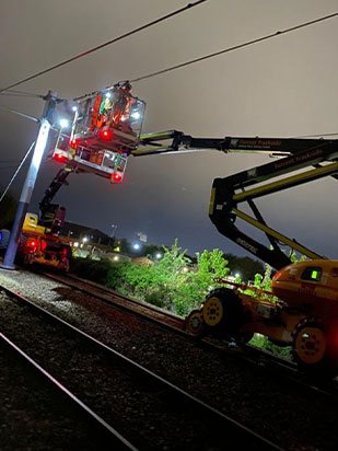 Overhead Line Electrification Service By Smarttrax Rail